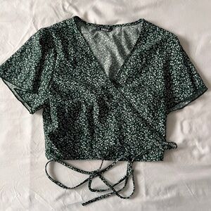 Shein Wrap Crop Top